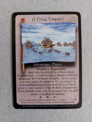 The Wheel Of Time CCG - A New Empire - Rare - Image 1 of 2