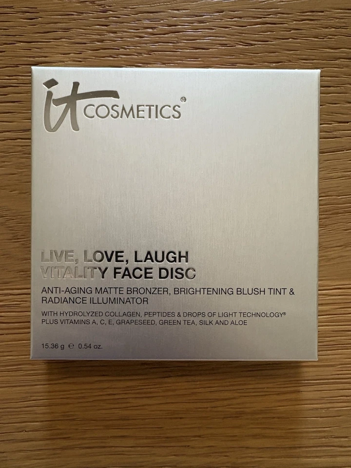 IT Cosmetics Live Love Laugh Vitality Face Disc ANTI AGING • 0.54 Oz New  - Image 1 of 1