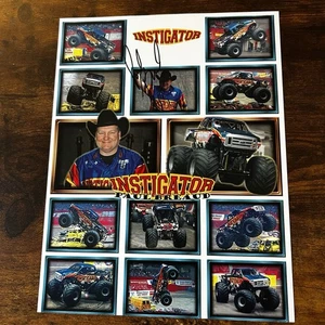 Signierte Paul Breaud-INSTIGATOR (nicht mehr produziert) Monster Jam Heldenkarte Autogramm - Bild 1 von 2