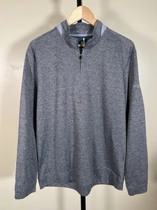 Johnnie o $138 Reflex 1/4 Zip Gray Performance Pullover Golf Sweater Sz XL - Picture 1 of 11