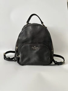 Kate Spade New York- Jackson Leather Backpack Rucksack Size Medium - Black - Picture 1 of 12