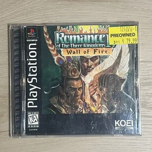 PlayStation 1 Romance of the Three Kingdoms IV: Wall of Fire Sony 1996 PS1 - Picture 1 of 6
