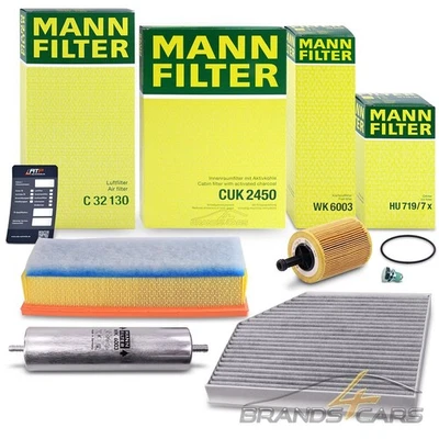 MANN-FILTER INSPEKTIONSPAKET FILTERSATZ B FÜR AUDI A4 8K B8 2.0 TDI BJ 07-16 - Bild 1 von 4