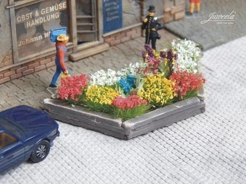 Straßenpflanzkübel, groß (5 Stck.) Modell von Juweela 1:87 - Bild 1 von 1