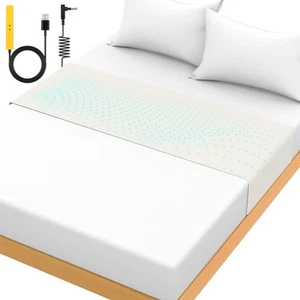 Grounding Mat for Bed 90% Organic Cotton+10% Pure Silver Fiber, Grounding Fit... - Picture 1 of 7