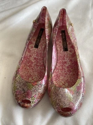 MELISSA SHOESLiberty Print Ultra Girl Ballet Pump, Pink Size 36 - Image 1 of 4
