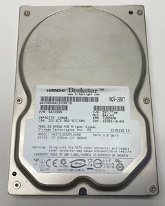 Hitachi 160GB SATA 3.5" 7200RPM Desktop Hard Drive 0A33999 HDS721616PLA380 - Picture 1 of 4