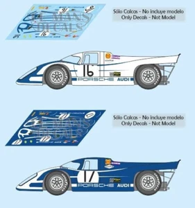 Decals Porsche 917k Sebring 1970 1:32 1:24 1:43 1:18 slot 917 K calcas - Bild 1 von 3