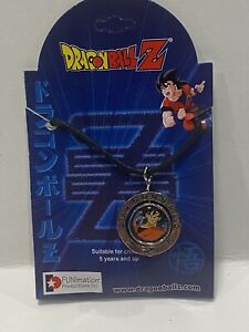 Vintage 2000 Dragon Ball Z Goku/ Super Saiyan Spinning Pendant Necklace - DBZ