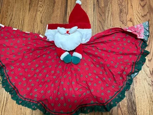 Vintage 1994 House of Lloyd Santa Claus Christmas Tree Skirt - Picture 1 of 5