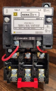 Square D 8536SCO3V02S AC Magnetstarter NEMA Größe 1 120V 3-polig Serie A Neu in OVP - Bild 1 von 6