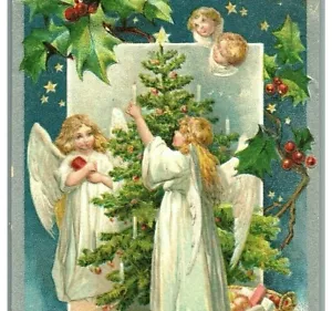 Tuck Angels Decorating Christmas Tree Candles Toys Basket Stars Moonlight 5492 - Picture 1 of 3