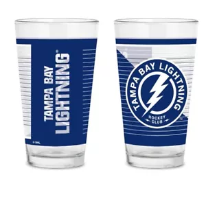 2 Stück NHL Tampa Bay Lightning Becher, 16 Unzen Glas Trinkgläser - Bild 1 von 4
