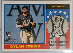 2015 Topps Heritage Icons Dylan Crews RC, SP. Wahington - Picture 1 of 2