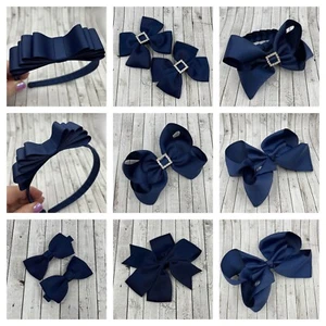 Lazos para el cabello azul marino - Imagen 1 de 29