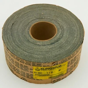 Klingspor 4" x 50' Sandpaper Roll, 120 grit, Cloth Backed - Picture 1 of 2