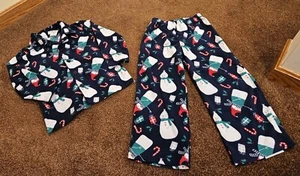 Gymboree Boys 2 Piece PJ's Pajamas 2014 Holiday Snowmen snowman Size 4 - Picture 1 of 10