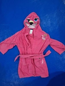 Nautica Pink Flamingo Robe Youth Size L/G (10/12) - Picture 1 of 3