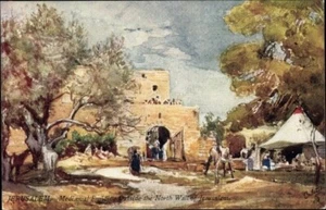 JERUSALEM,  Medieval Bldg Outside Wall; Holy Land Series II; TUCK Artist; N Mint - Bild 1 von 2