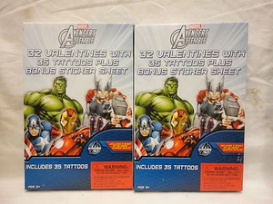 Lot of 2 32 Avengers Assemble Valentines Q1 - Bild 1 von 4