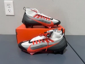 Nike Men's Vapor Edge Pro DV0778-004 Football Cleats New Size 8 Orange/Black - Picture 1 of 7