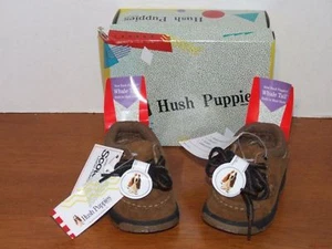 Hush Puppies Tuffy Hickory Tan Suede Shoe Size 3 - Picture 1 of 6