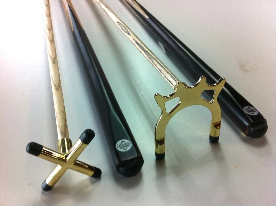 Pool Snooker Billiard Cue Ash Rest & Spider BRASS Mancave Birthday Gift - image 1 of 1