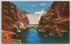 Hoover Dam River Level View Nevada NV Postkarte - Bild 1 von 2