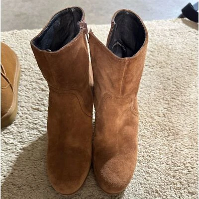 Botines Sundance Mujer Castaño - Talla 38 Hecho en ITALIA Estilo Y2K  Foto 1 de 4