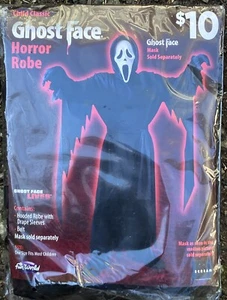 FUN WORLD Scream Ghost Face Halloween Costume W/Hooded Robe *New* - Picture 1 of 4