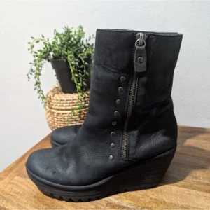 Botín Fly London para mujer Yemi902FLY bronce/negro pista talla 39 - Imagen 1 de 10