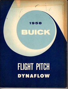 1958 Buick 156pg Flight Pitch Dynaflow service manual original - Picture 1 of 1