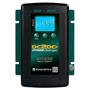 Enerdrive EN3DC40+ 40A DC2DC Battery Charger - InBuilt MPPT Solar Controller