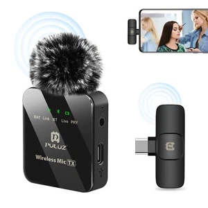 PULUZ Wireless Lavalier Microphone for Type-C Phone, Type-C Receiver - Picture 1 of 11