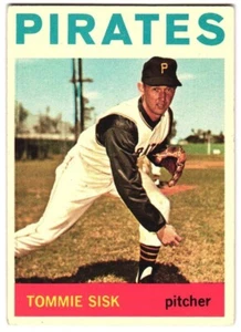 1964 Topps Baseball #224 Tommie Sisk - VG/Ex - Picture 1 of 2