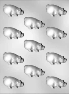 Pig Chocolate Candy Mold CK 11202 NEW 2 inch in Original Package Cake Candy Clay - Picture 1 of 2