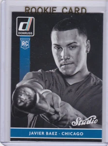 JAVIER BAEZ ROOKIE CARD 2015 Donruss Chicago Cubs Baseball STUDIO RC - Picture 1 of 2