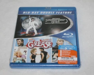 John Travolta Saturday Night Fever & Grease Blu-Ray Double Feature Movie NEW - Picture 1 of 4