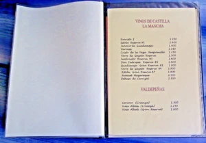 Meson La Orza Restaurant Toledo Spanien Sammlermenü aus 90er Jahren - Bild 1 von 5