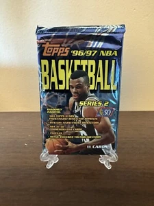 1996-97 Topps Basketball Series 2 Sealed Pack - From Full Box - Kobe Bryant RC? - Bild 1 von 5