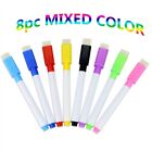 Colorful Erasable Marker Pens for Kids' Art and School Projects Pack of 8