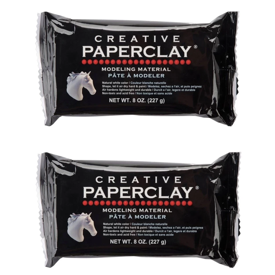 Creative Paperclay 8 Ounces White 0812