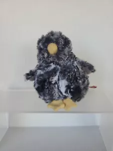 Douglas Cuddle Toy Mini Bird Plush Black Gray Baby Chick 5" Stuffed Animal #1515 - Picture 1 of 9