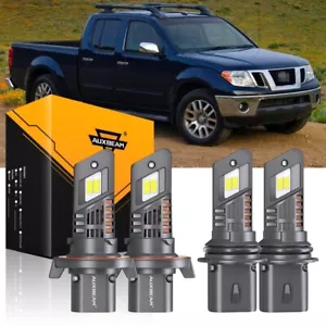 70W 20000LM AUXBEAM Q25 9004 9007 LED Headlights for Nissan Frontier 1998-2023 - Foto 1 di 14