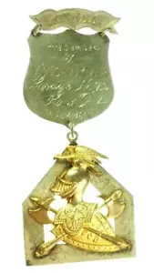 Spilla Fraterna Argento 925 Cavalieri di Pitia FCB Loggia 72 Tenuta 108083 - Foto 1 di 1