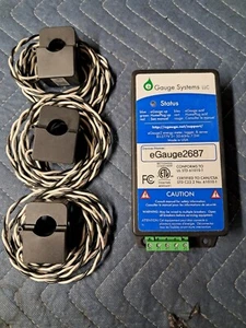 eGuage2687 with WATTCORE LLC WC1-100-MV333 Current Transformer - Picture 1 of 6