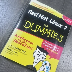 Red Hat Linux 7 for Dummies Paperback Jon "Mad Dog" Hall READ - Picture 1 of 5