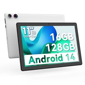 Tablet 11 pulgadas Android 14 128 GB 1 TB TF extensible 1280x800 6800 mAh - Imagen 1 de 8
