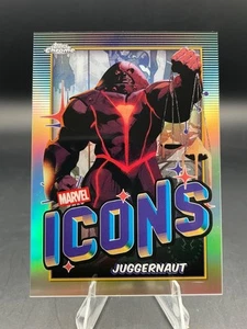 2025 Topps Chrome Marvel JUGGERNAUT - ICONS INSERT Refractor #MI-10 X-Men 704e - Picture 1 of 5