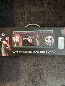 Disney Wired Membrane Keyboard The Nightmare Before Christmas New Sealed Genet - Picture 1 of 3